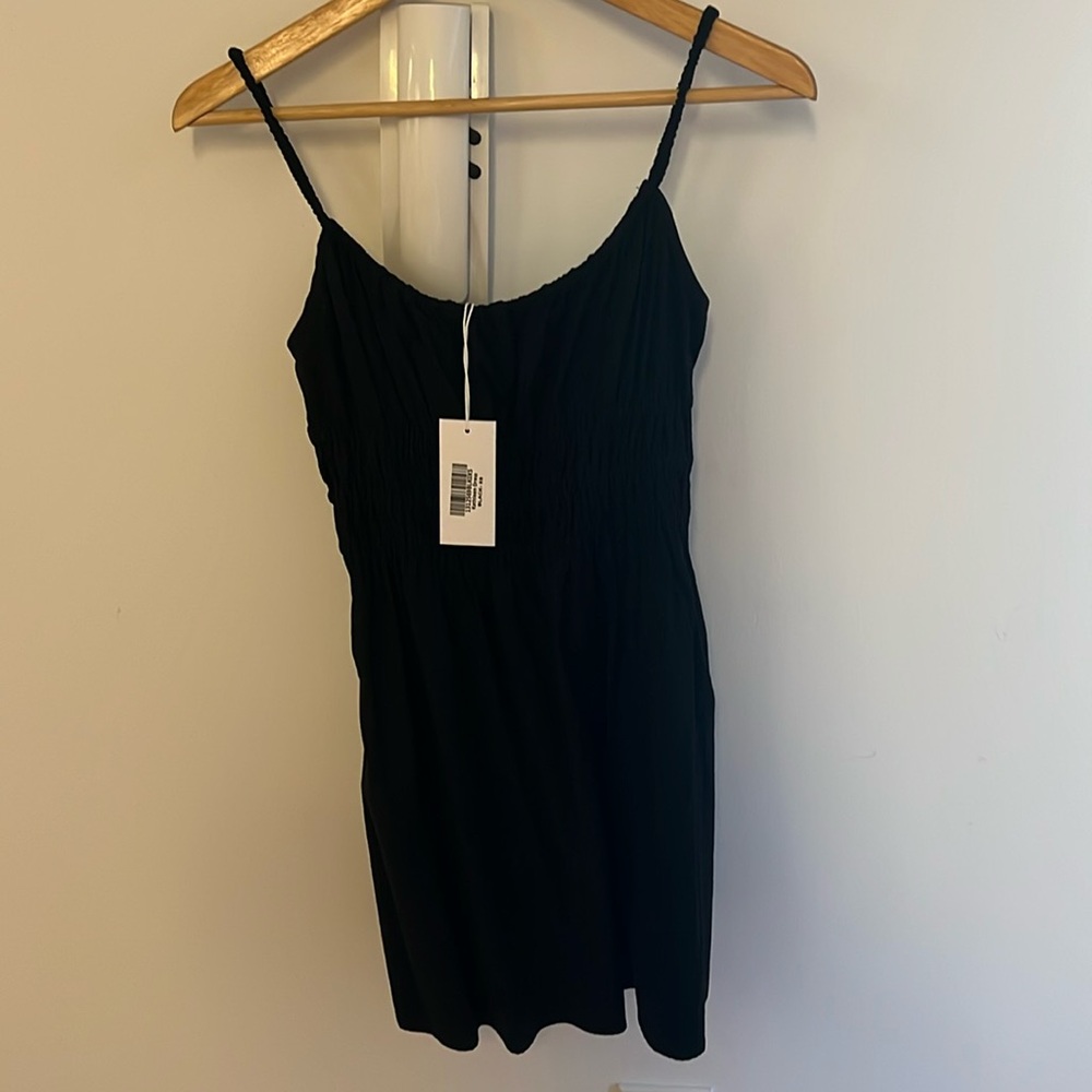 Reformation Kathleen dress- Black- new with tags